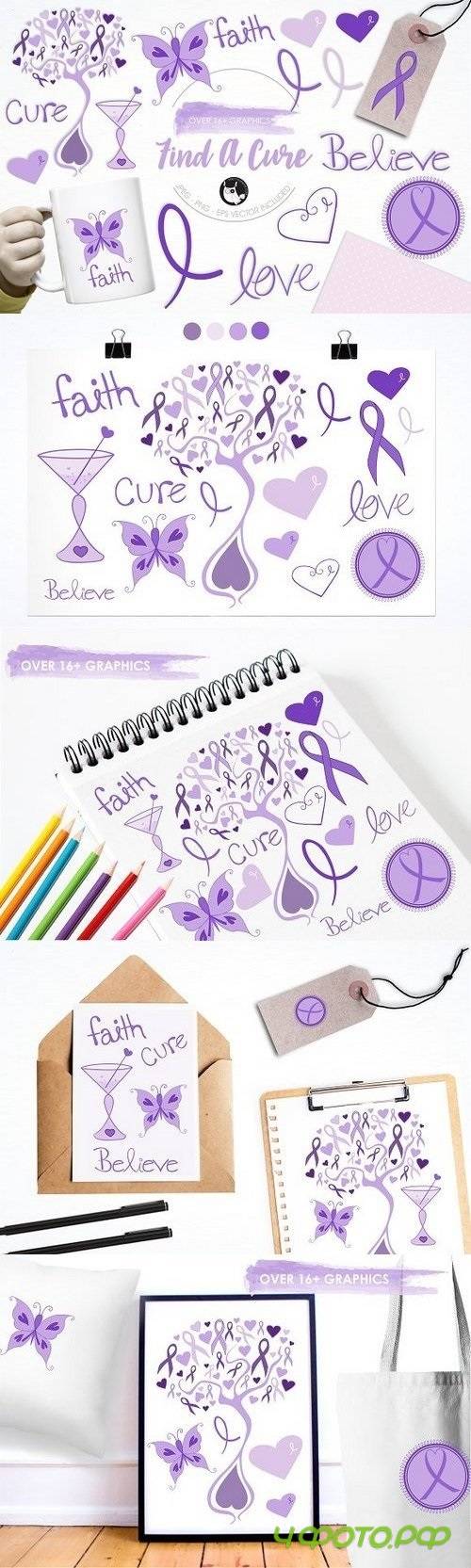 Find a cure illustration pack 1309678