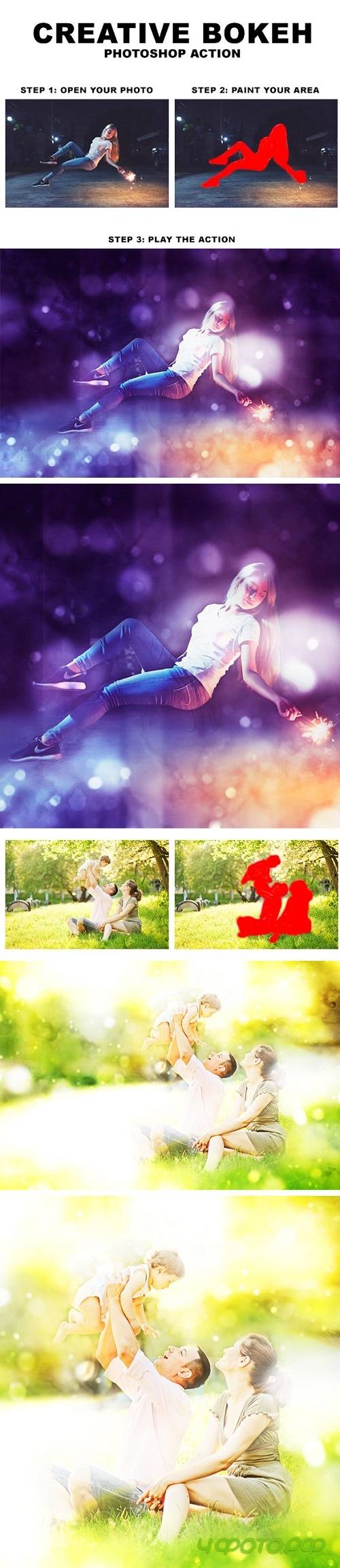 Creative Bokeh Photoshop Action 20155278