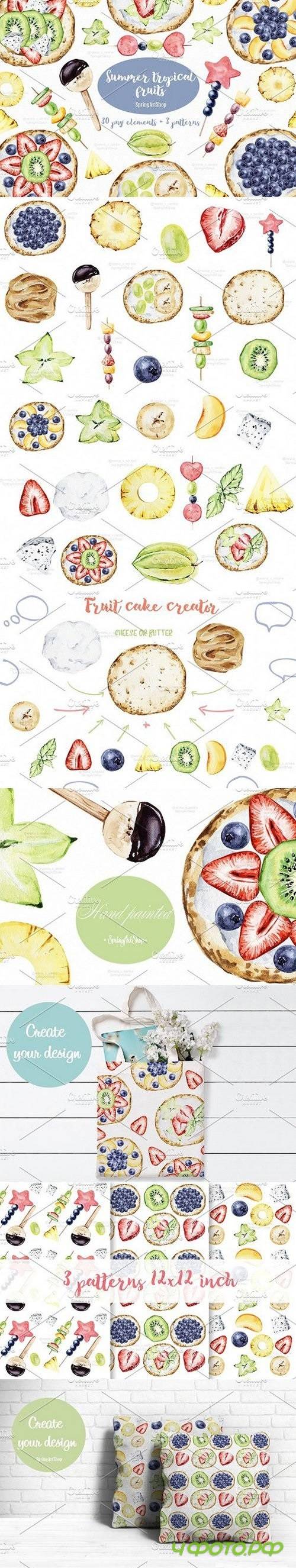 Summer party Exotic tropical fruit 1558538