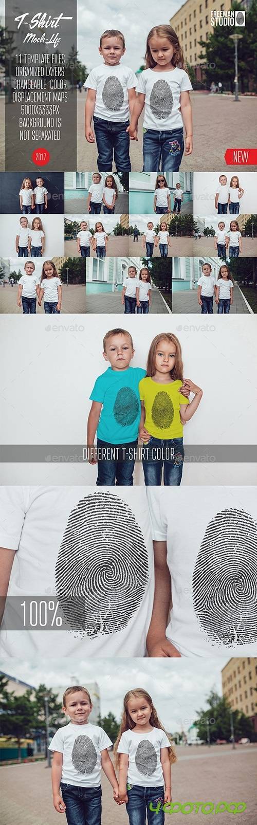 Kids T-Shirt Mock-Up Vol.7 2017 - 20356977 - 1687117