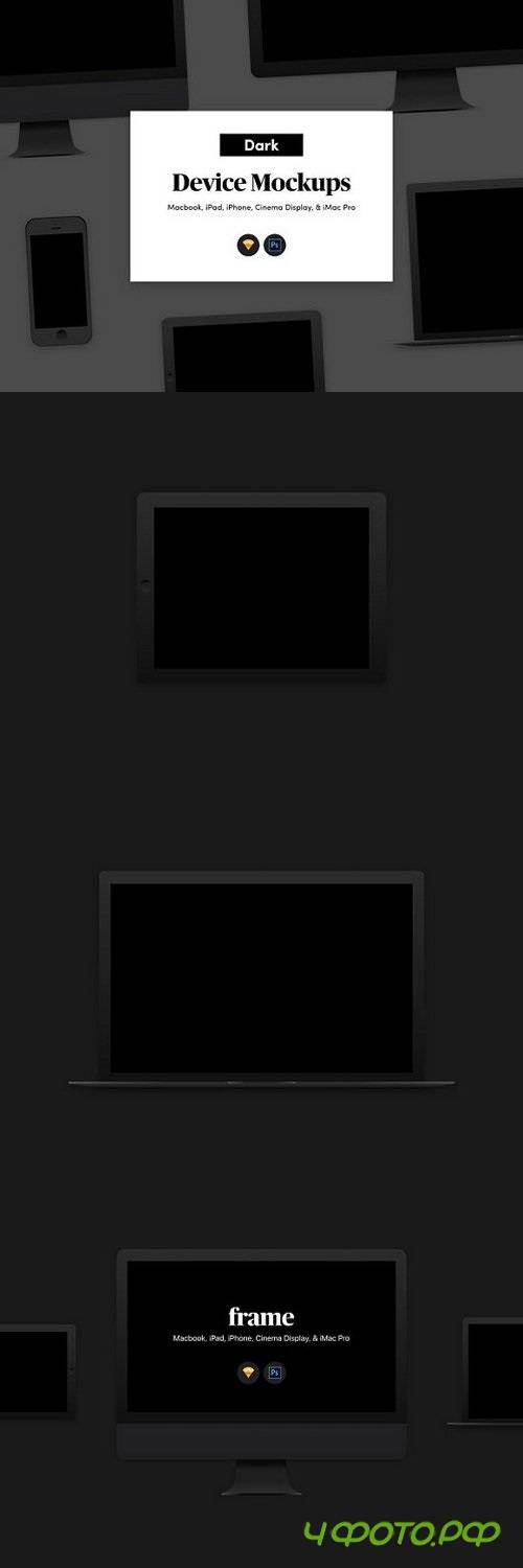 Dark Apple Device Mockups 1645014