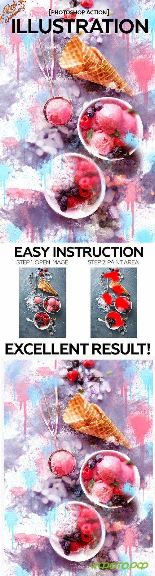 Illustration Photoshop Action 20458573 Illustration Photoshop Action 20458573