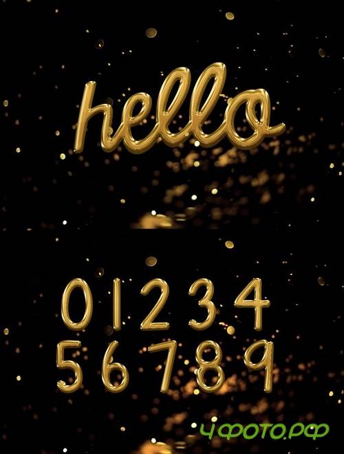 Golden type photoshop style 1778088