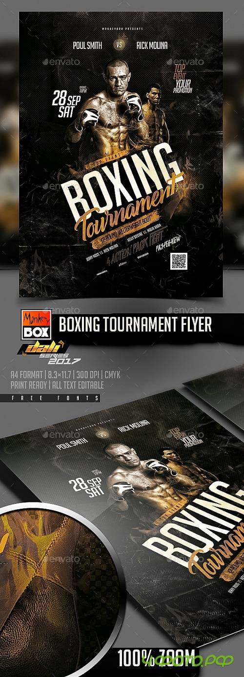 Boxing Tournament Flyer 20517849