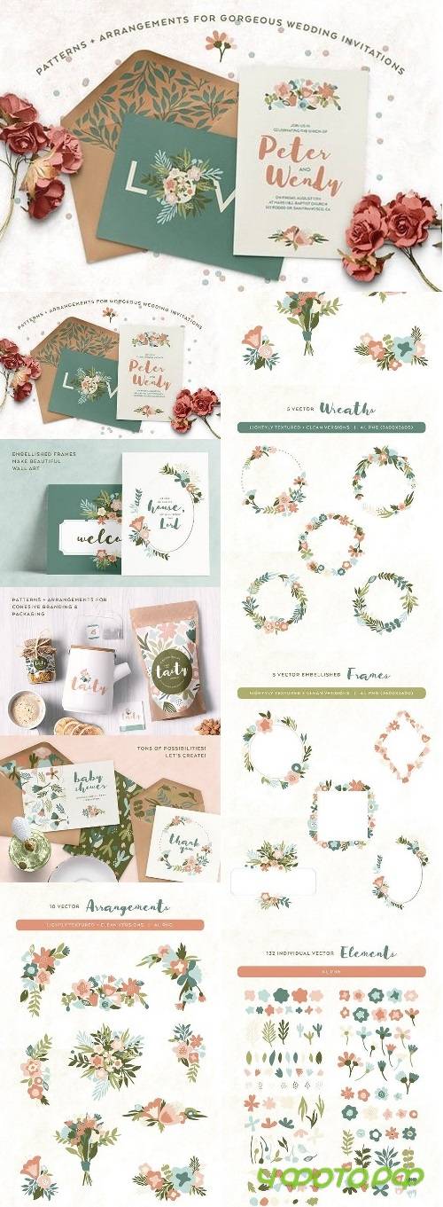 Modern Floral Collection 1759433