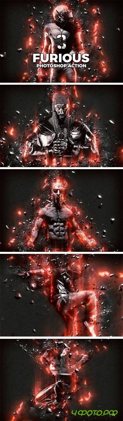 Furious Photoshop Action 1818796
