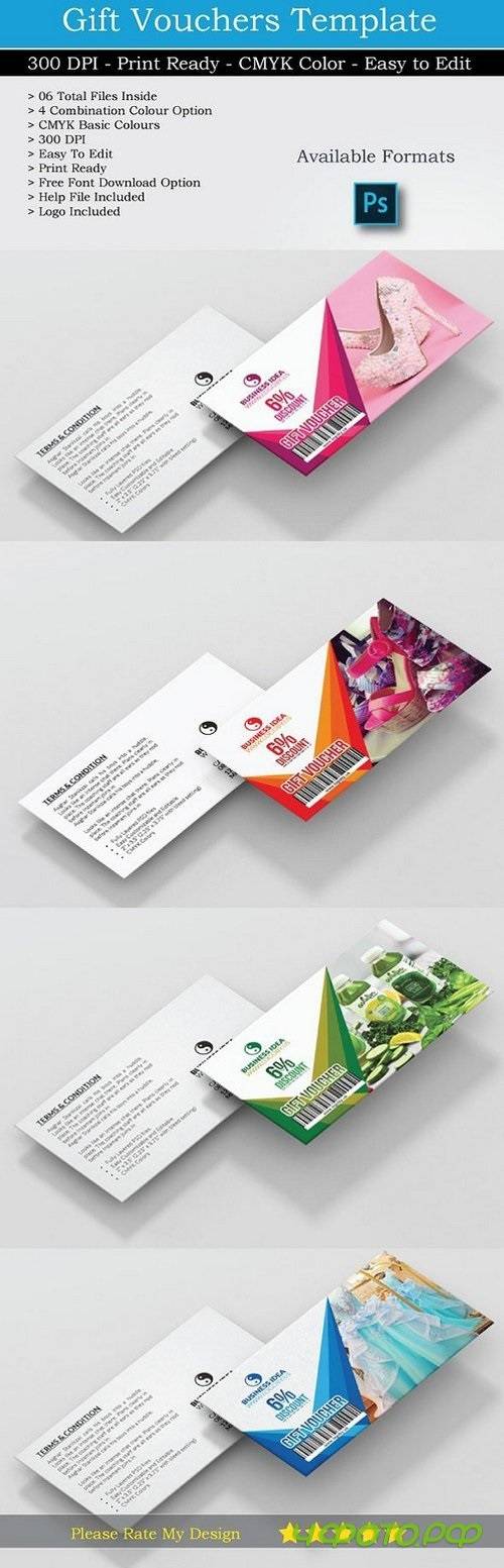 Gift Voucher Card PSD 1819090