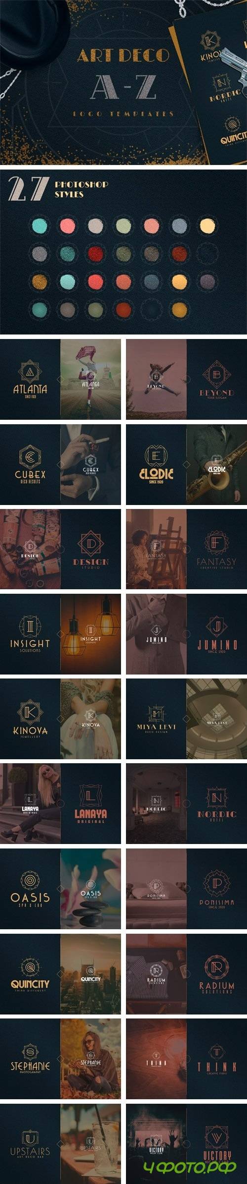Art Deco A-Z Logo Templates 2112845