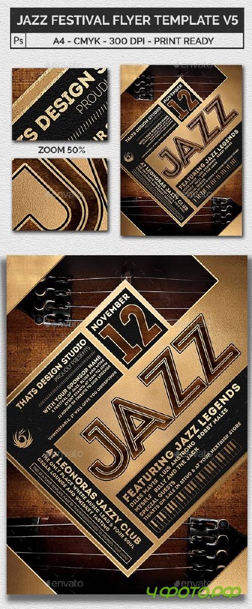 Jazz Festival Flyer Template V5 14883671 Jazz Festival Flyer Template V5 14883671