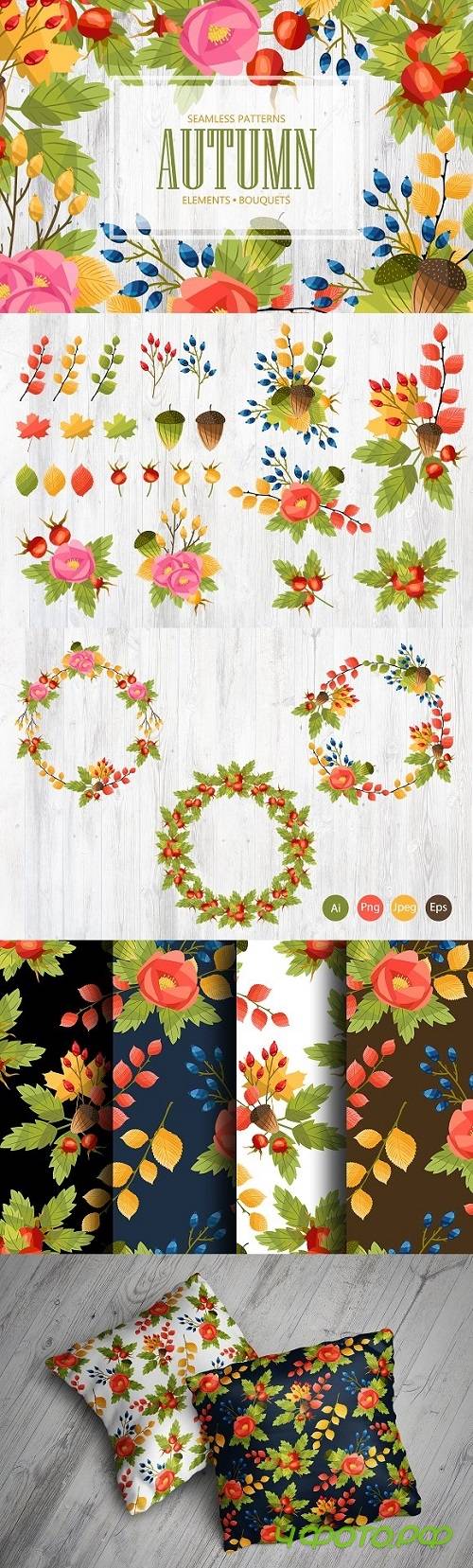 Autumn set. Vector illustration - 1790338 Autumn set. Vector illustration - 1790338