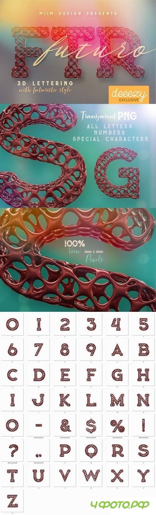 Futuro 3D Lettering