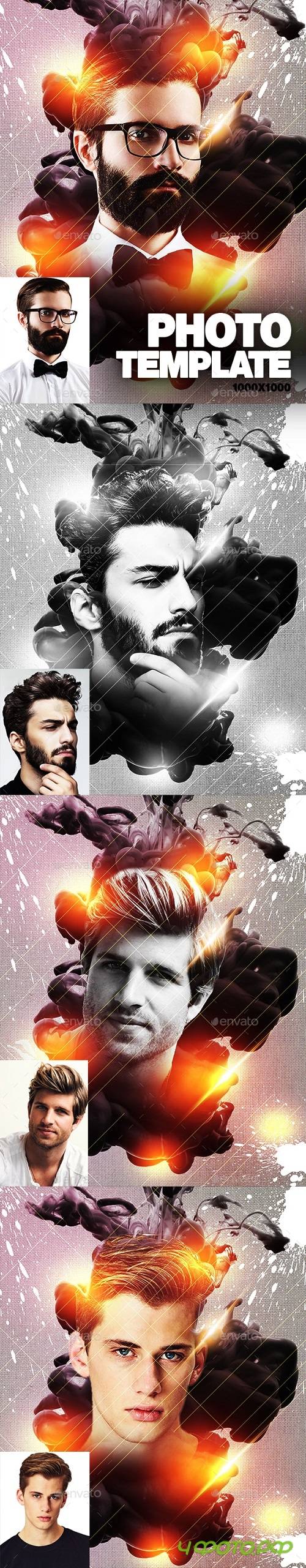 Smoke Photo Template 21212584