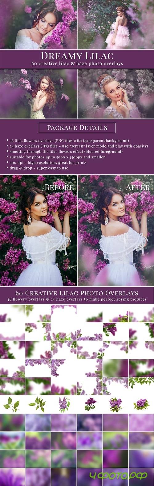 Dreamy Lilac photo overlays 2348731