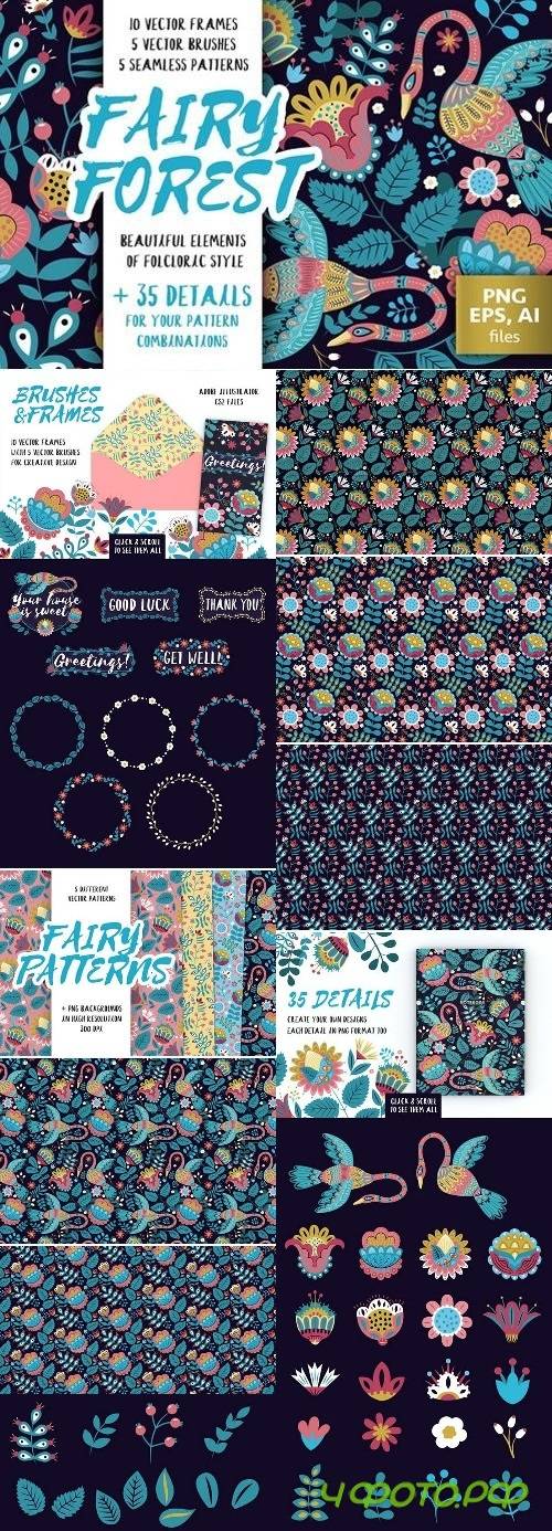 Fairy Forest vector collection 2321659