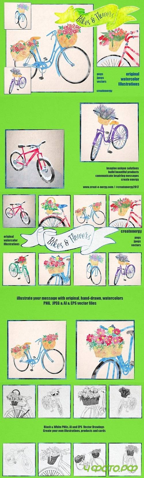 Bikes & Flowers 2314601