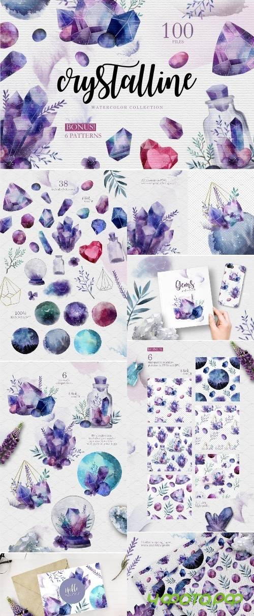 CRYSTALLINE Watercolor Collection - 2303631 CRYSTALLINE Watercolor Collection - 2303631