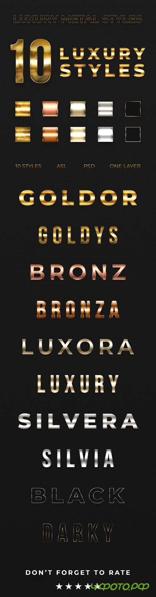 Luxury Metal Styles 21622609