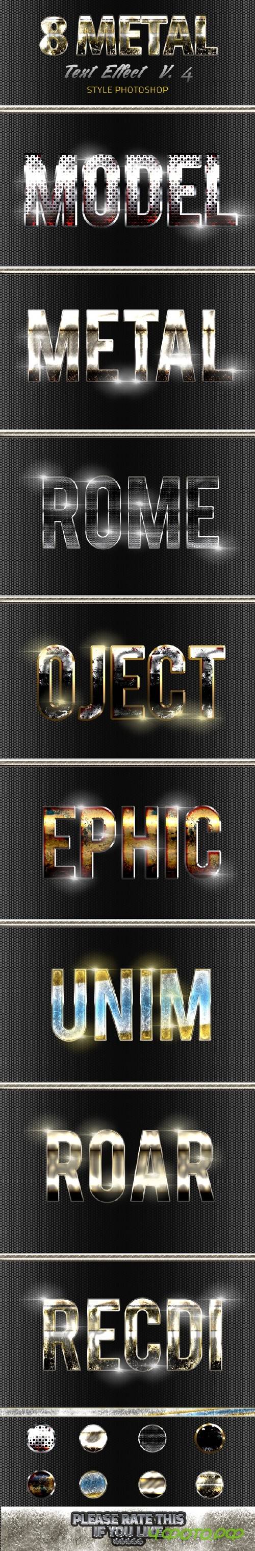 8 Metal Text Effect v4 21639241