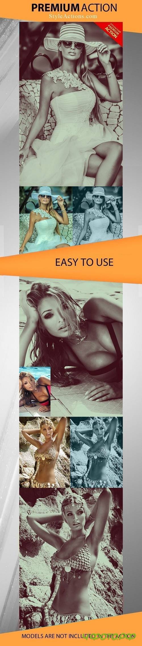 StyleActions - Dramatic Red Photoshop Action