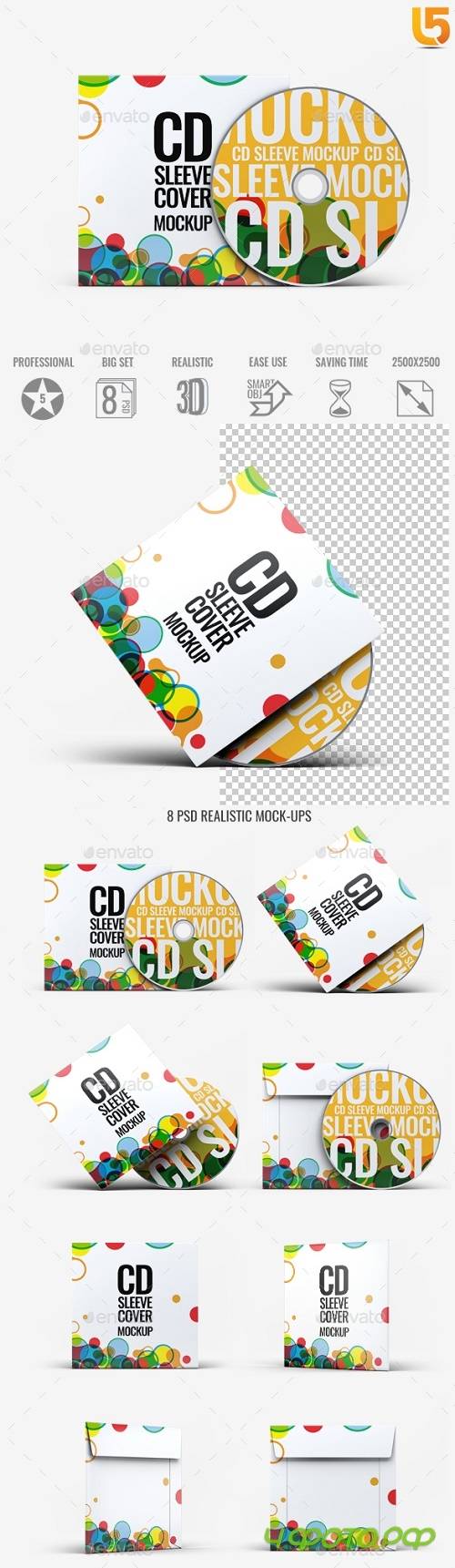 CD Sleeve Cover Mock-Up v02 21789483