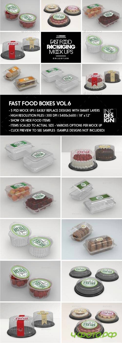 Fast Food Boxes Vol.6:Take Out Packaging Mock Ups - 19048071