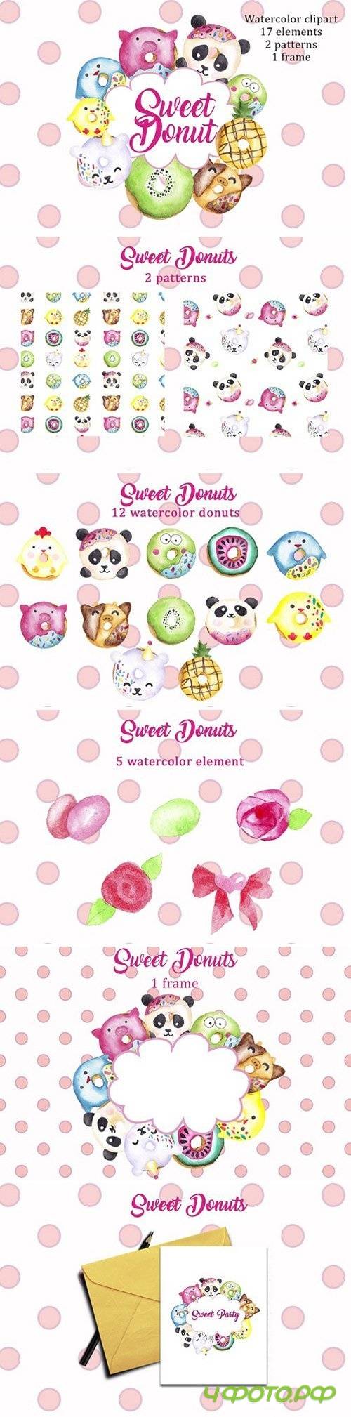 Sweet donuts 2458925