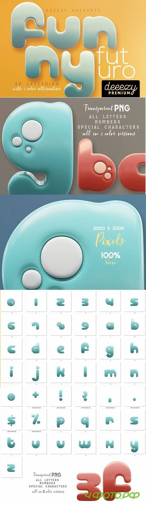 Funny Futuro � 3D Lettering 2831271