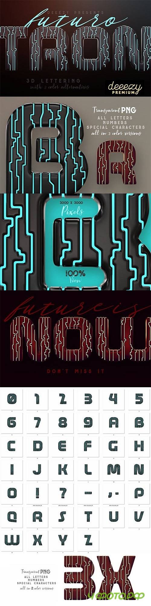 Tron Futuro � 3D Lettering 2659321