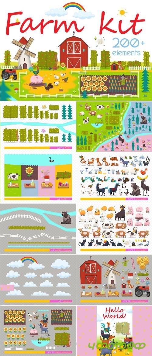 Huge Set of Farm Elements - 2930328