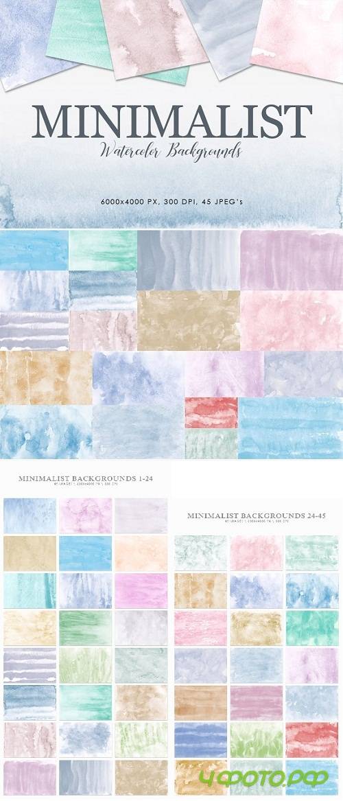 Minimalist Watercolor Backgrounds - 2928714