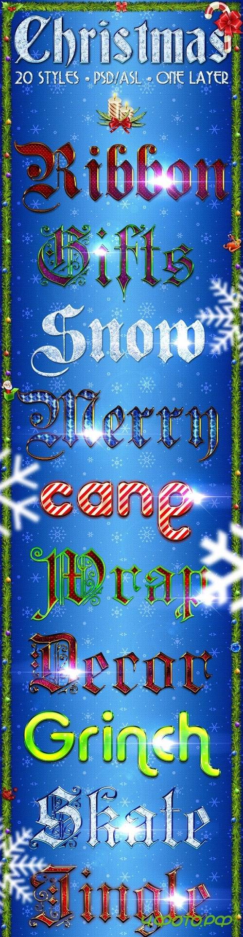 Christmas Pack - Text Styles - 3356871