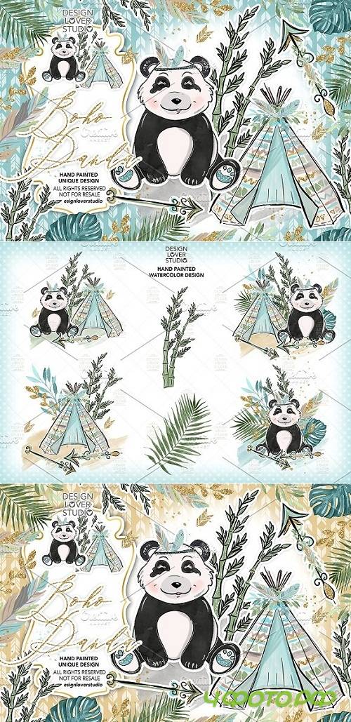 Boho Panda design 3360847 Boho Panda design 3360847