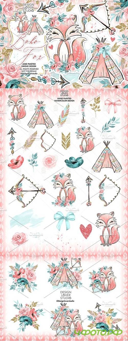 Boho Fox design - 3360794 Boho Fox design - 3360794