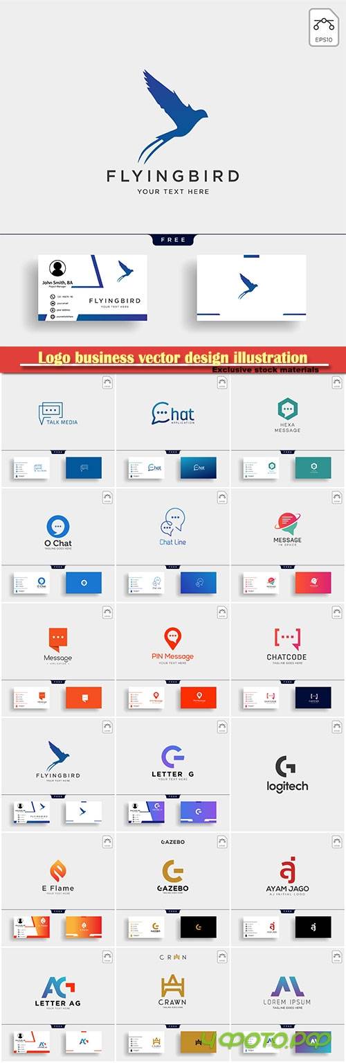 Logo business vector design illustration # 24