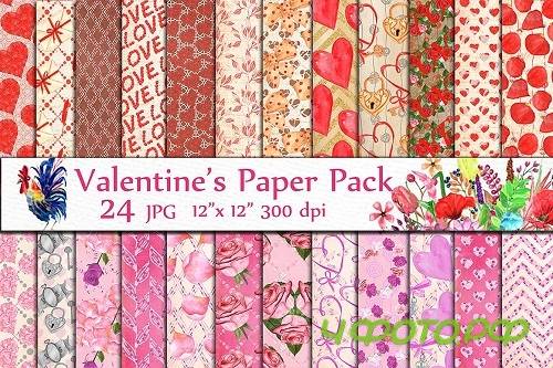 Valentine Digital Papers