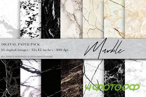 Marble Background Digital Paper - 2298707