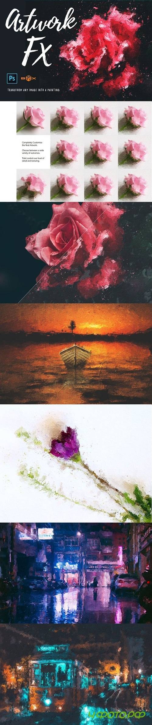 Animated Artwork FX Photoshop Add-On - 3371886