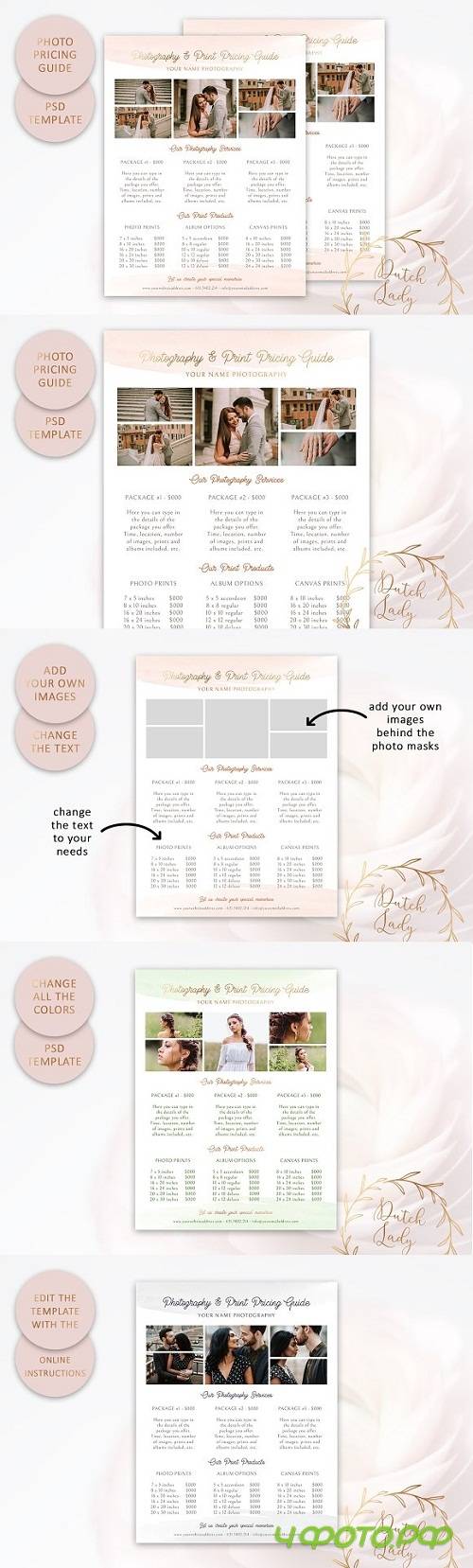 PSD Photography Pricing Guide #7 - 3531070
