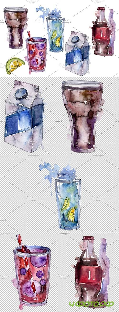 Gin Drinks Watercolor png - 3546742 Gin Drinks Watercolor png - 3546742