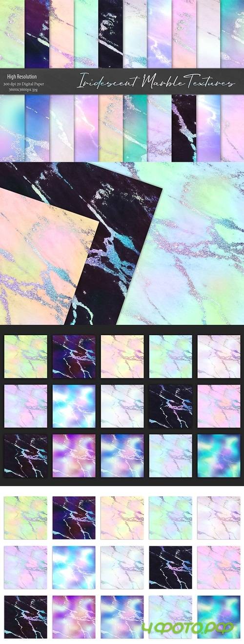 Iridescent Marble Textures - 2321878