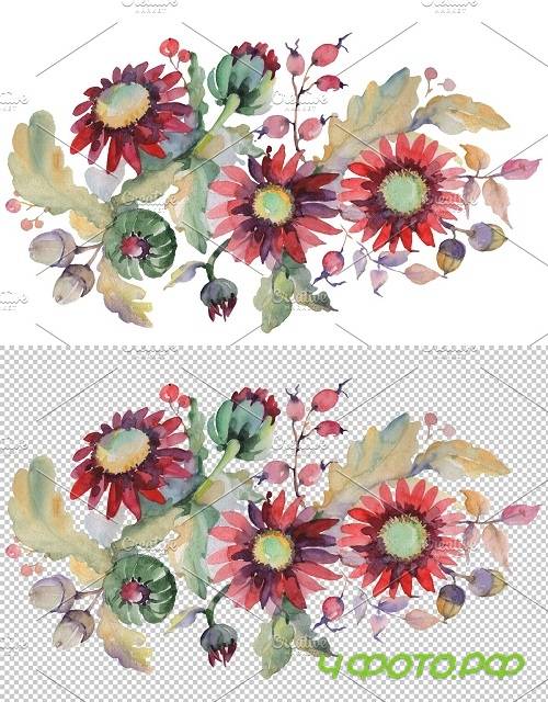 Autumn Bouquet with sunflowers - 3560165