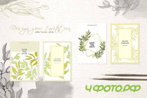 Tuscan Spirit watercolor and vector - 3096917