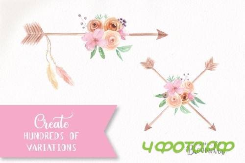 Watercolor Arrow Creator Kit - 2352499