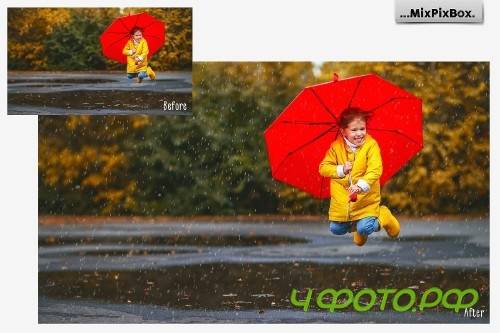 Realistic Rain Photo Overlays 3586814