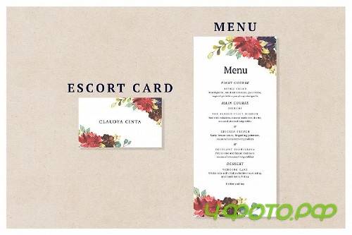 Blossom Wedding Invitation Suite - 233127