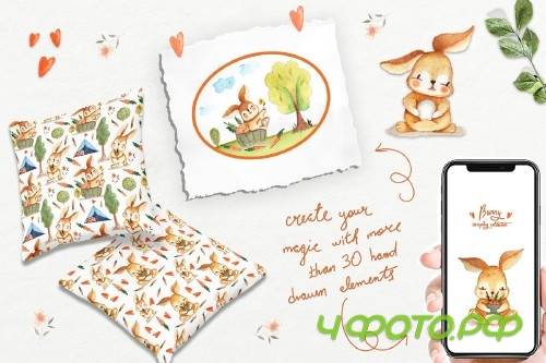 Bunny Camping Collection - 3688667