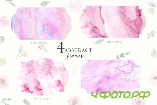 Purple Vibes - Watercolor Clipart - 3685719