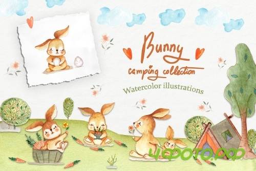 Bunny Camping Collection - 3688667