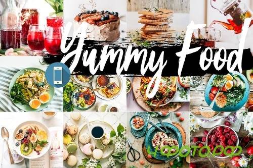Neo Yummy Food Blue mobile lightroom presets - 246728