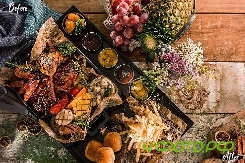 Neo Yummy Food Blue mobile lightroom presets - 246728